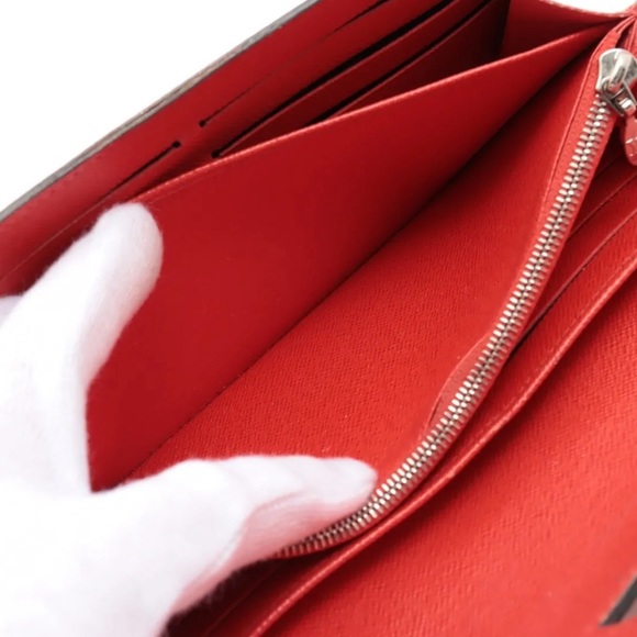 Louis Vuitton Epi Portefouille Twist Long Wallet Coquelicot Red M61179 - Picture 7 of 10